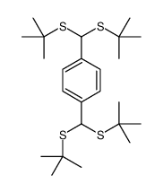 1,4-bis[bis(tert-butylsulfanyl)methyl]benzene结构式