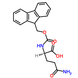 Fmoc-D-glutamine structure