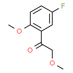 1-(5-氟-2-甲氧基苯基)-2-甲氧基乙-1-酮结构式