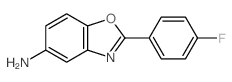 2-(4-氟苯基)苯并[d]噁唑-5-胺结构式