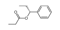 R(+)-1-phenyl-1-propyl propionate结构式