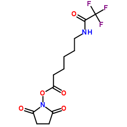 6-(N-三氟乙酰基)己酸NHS结构式