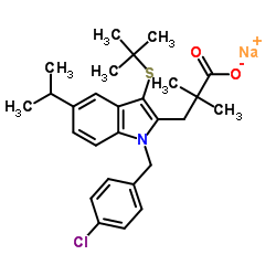 MK-886 (sodium salt) structure