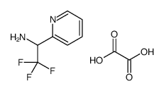 oxalic acid,2,2,2-trifluoro-1-pyridin-2-ylethanamine结构式