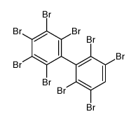 1,2,3,4,5-pentabromo-6-(2,3,5,6-tetrabromophenyl)benzene Structure