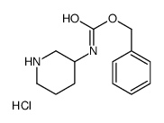 3-苄氧羰基氨基哌啶盐酸盐结构式