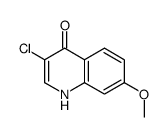 3-Chloro-4-hydroxy-7-methoxyquinoline Structure
