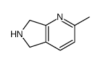 2-Methyl-6,7-dihydro-5H-pyrrolo[3,4-b]pyridine结构式