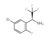 (S)-1-(5-溴-2-氟苯基)-2,2,2-三氟乙胺结构式