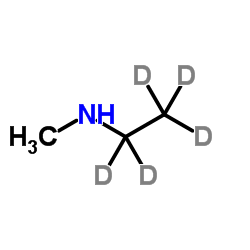 N-Methylethanamine-d5 Structure