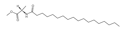 methyl N-(1-oxo-octadecyl)-L-alaninate结构式
