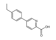 5-(4-ethylphenyl)pyridine-2-carboxylic acid结构式