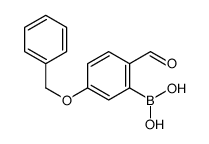 5-(Benzyloxy)-2-formylphenylboronic acid Structure