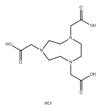 1H-1,4,7-Triazonine-1,4,7-triacetic acid, hexahydro-,hydrochloride (1:1) Structure