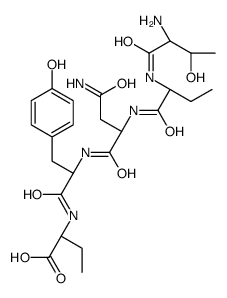(2S)-2-[[(2S)-2-[[(2S)-4-amino-2-[[(2S)-2-[[(2S,3R)-2-amino-3-hydroxybutanoyl]amino]butanoyl]amino]-4-oxobutanoyl]amino]-3-(4-hydroxyphenyl)propanoyl]amino]butanoic acid结构式
