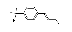 (E)-3-(4-(三氟甲基)苯基)丙-2-烯-1-醇结构式