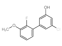 5-氯-2-氟-3-甲氧基-[1,1-联苯]-3-醇结构式