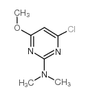 N-(4-氯-6-甲氧基-2-嘧啶)-N,N-二甲基胺结构式