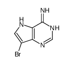 7-bromo-5H-pyrrolo[3,2-d]pyrimidin-4-amine Structure