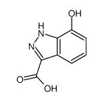 7-Hydroxy-1H-indazole-3-carboxylic acid Structure