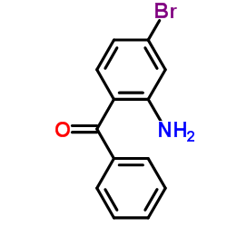2-氨基-4'-溴二苯甲酮结构式