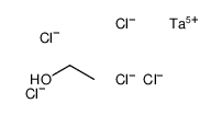 ethanol,pentachlorotantalum Structure