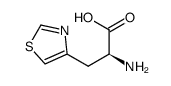 3-(4-噻唑基)-L-丙氨酸结构式
