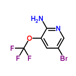 5-bromo-3-(trifluoromethoxy)pyridin-2-amine Structure