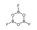Trifluoroboroxine Structure