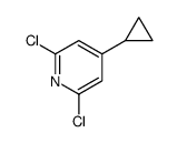 2,6-dichloro-4-cyclopropylpyridine Structure