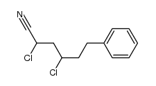 2,4-dichloro-6-phenylhexanenitrile Structure