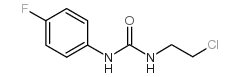 Urea,N-(2-chloroethyl)-N'-(4-fluorophenyl)- structure