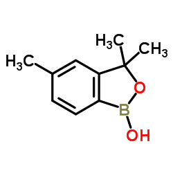 3,3,5-Trimethyl-2,1-benzoxaborol-1(3H)-ol Structure