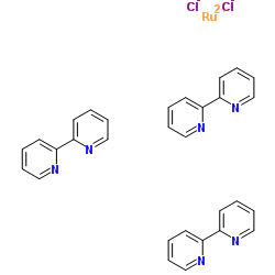 三(2,2'-联吡啶)二氯化钌结构式