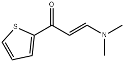(2E)-3-(Dimethylamino)-1-(2-thienyl)prop-2-en-1-one Structure