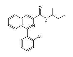 3-异喹啉甲酰胺结构式