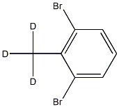 1,3-Dibromo-2-(methyl-d3)-benzene结构式