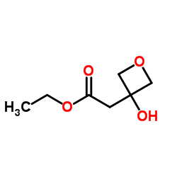 2-(3-羟基氧杂环丁烷-3-基)乙酸乙酯结构式
