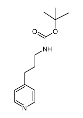 tert-butyl (3-(pyridin-4-yl)propyl)carbamate Structure