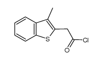 3-methylbenzo[b]thiophene-2-acetyl chloride Structure