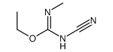 ethyl N-cyano-N'-methylcarbamimidate结构式