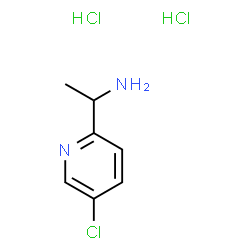 1-(5-氯吡啶-2-基)乙胺二盐酸盐结构式