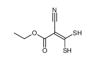 2,2-Dimercapto-aethen-1,1-dicarbonsaeure-aethylester-nitril Structure
