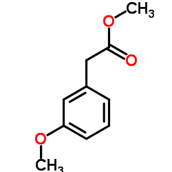 3-甲氧基苯乙酸甲酯结构式