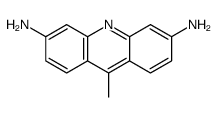 9-methylacridine-3,6-diamine Structure