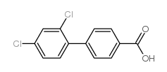 2,4-二氯-联苯-4-羧酸结构式