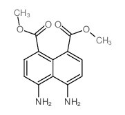 1,8-Naphthalenedicarboxylicacid, 4,5-diamino-, 1,8-dimethyl ester structure