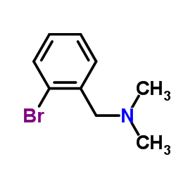 1-(2-溴苯基)-N,N-二甲基甲胺结构式