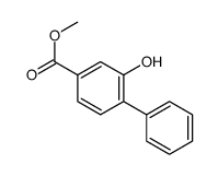 2-羟基-[1,1-联苯]-4-羧酸甲酯结构式