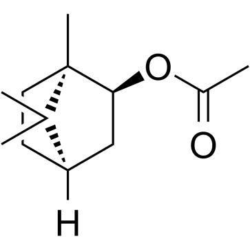 Bornyl acetate structure